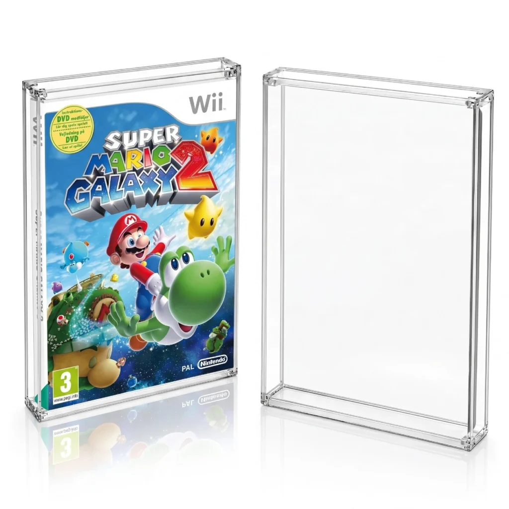 Caja protectora de metacrilato para Nintendo Wii