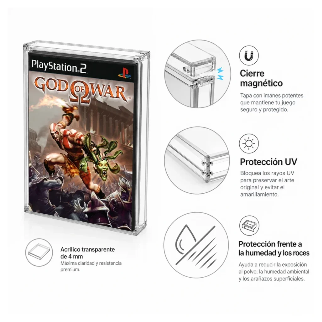 Protector metacrilato Ps2