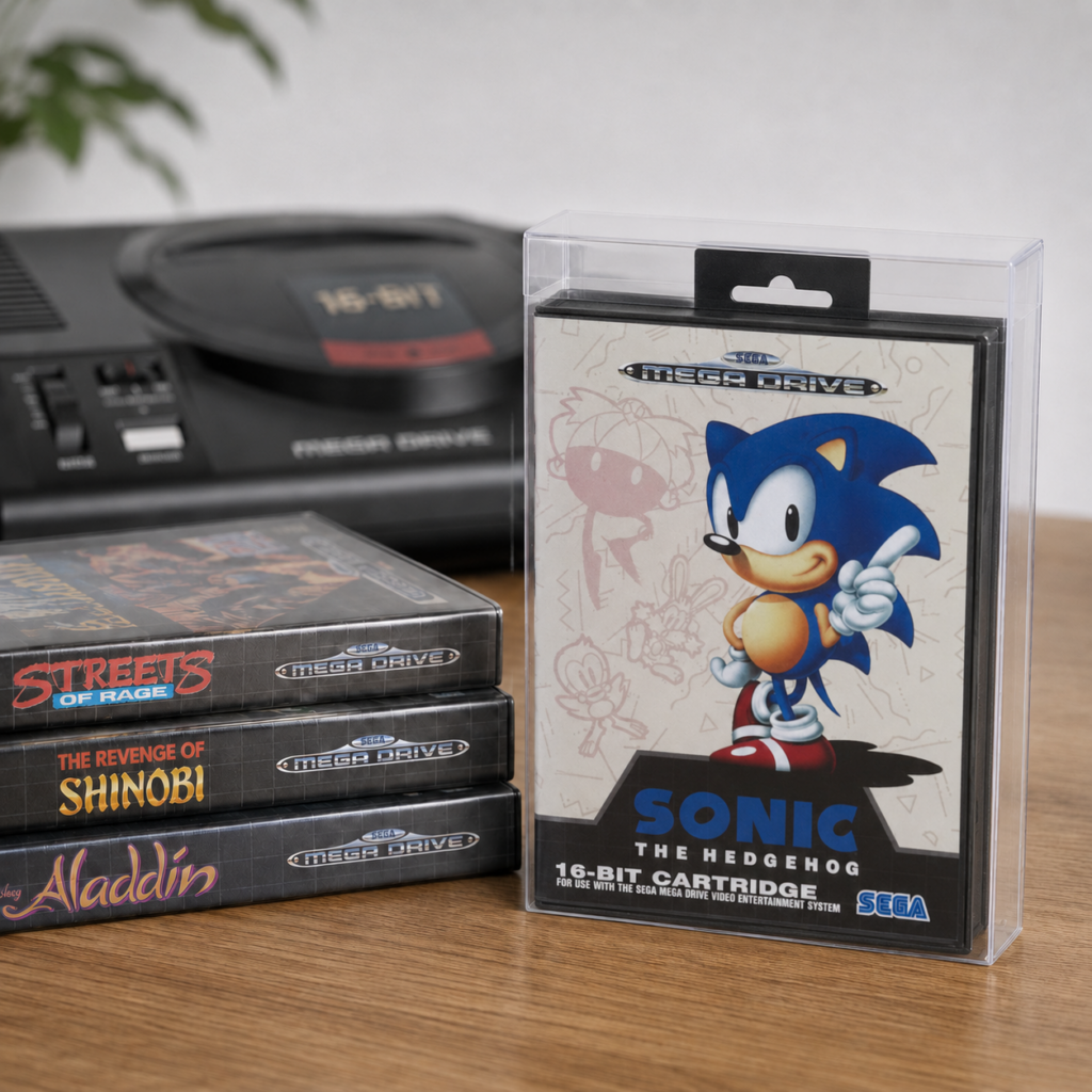 Colección Sega Mega Drive: Sonic y clásicos en protector pet