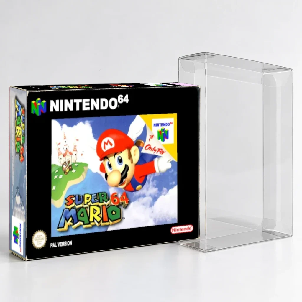 Funda protectora para juegos de Nintendo 64 PAL