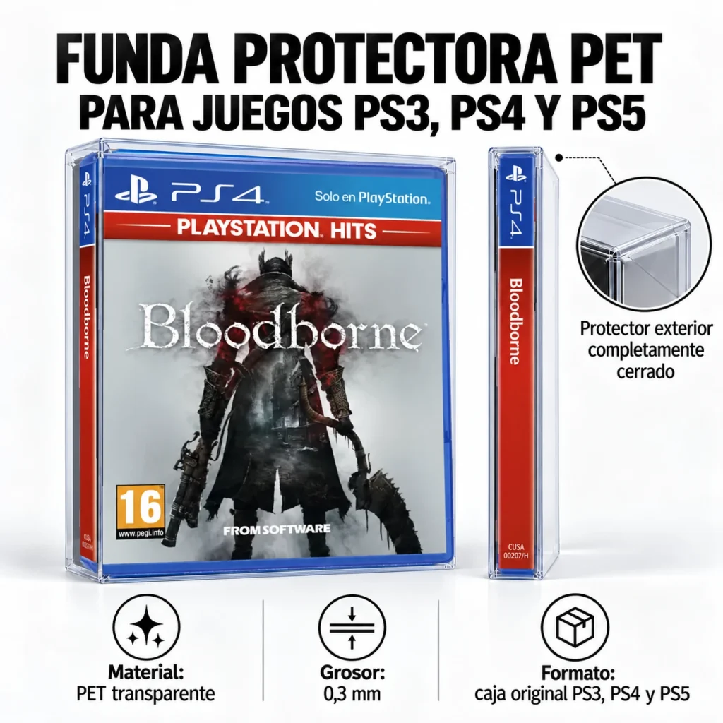 Fundas protectoras pet ps3 ps4 ps5