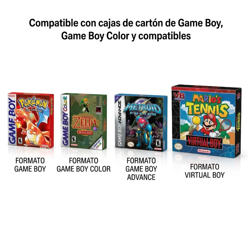 Pet compatible Game Boy, color, avanced Virtual boy