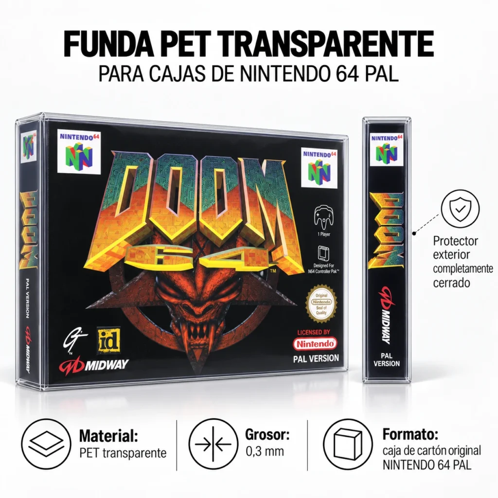 funda PET nintendo 64