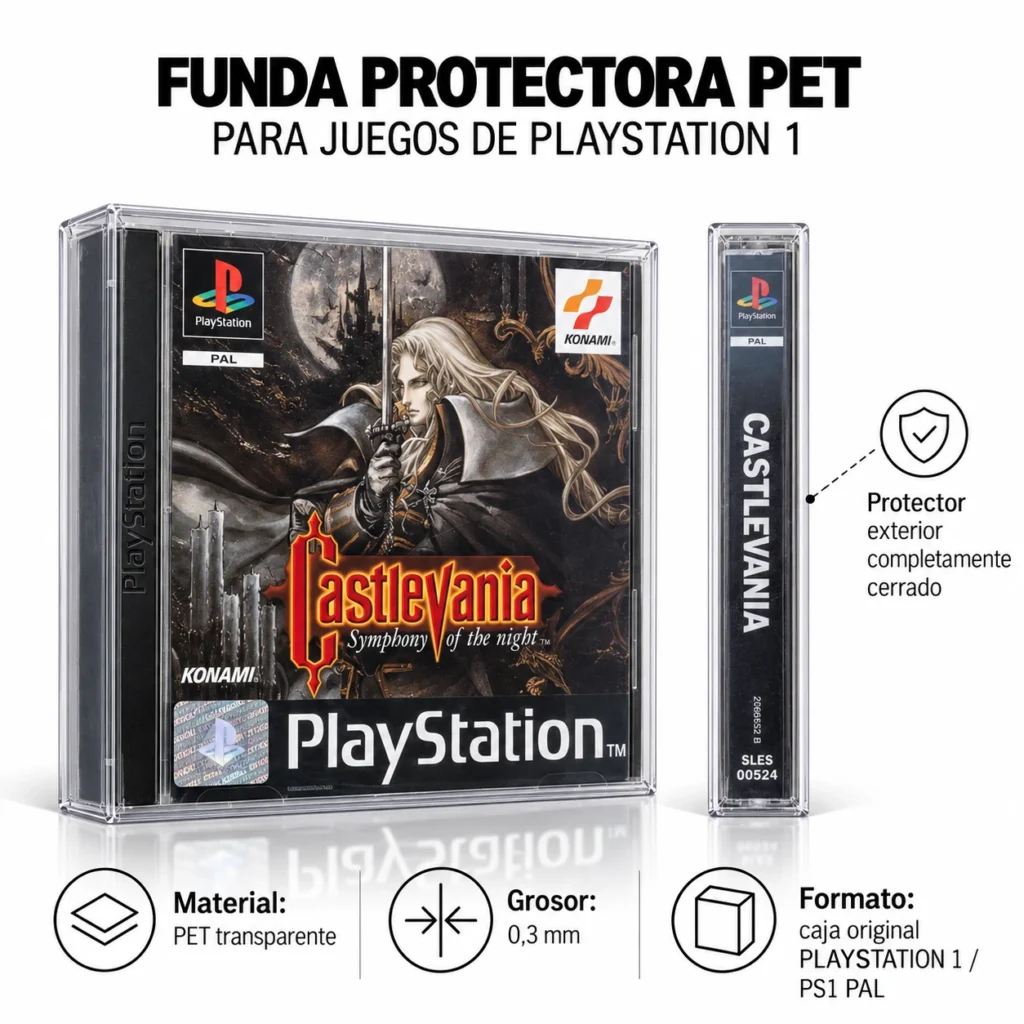 Funda PET Playstation 1